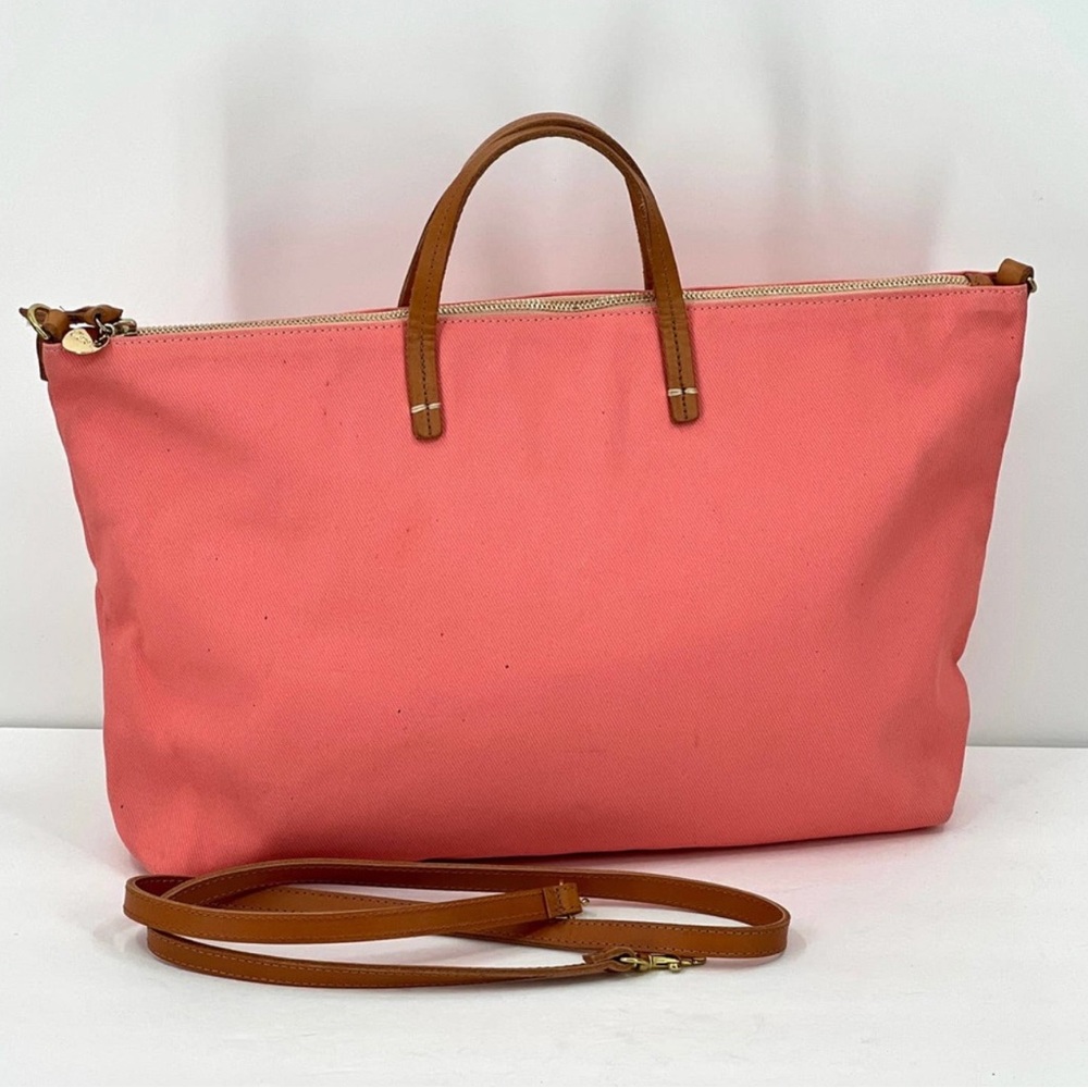 CLARE V canvas attaché tote